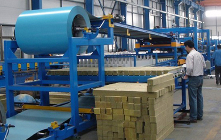 Rock Wool Sandwich Panel Production Line